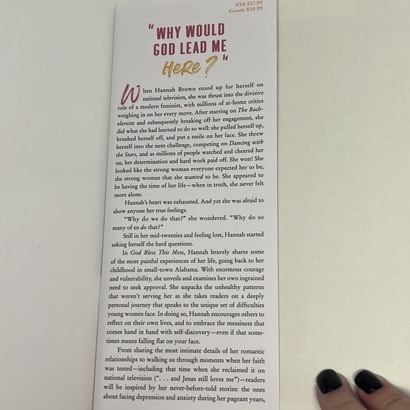 GOD BLESS THIS MESS by Hannah Brown Hardback Book - Picture 3 of 11